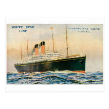 Celtic del RMS Tarjeta Postal