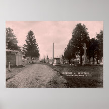 Cementerio del sur de Charleston Ohio Posters