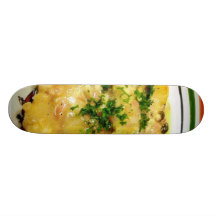 Cena de Piccata del pollo que cocina la comida Patines Personalizados