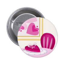 Cena del el día de San Valentín Pin