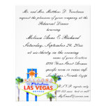Cena del ensayo de Las Vegas invitaciones
