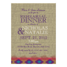 Cena del oeste del sur del ensayo invitación