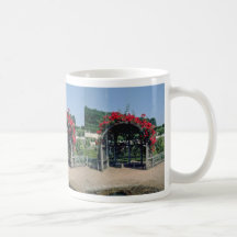 Cenador Rosa-cubierto blanco - Villandry, flowe de Tazas De Café