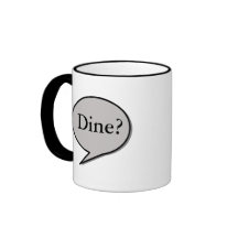 Cene el vino taza de café