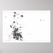 Censo Dotmap de Denver Poster