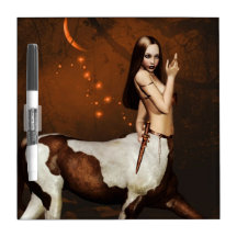 Centaur en el tablero seco del borrado de la noche