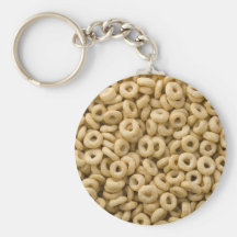 Centenares de anillos del cereal del arroz llavero