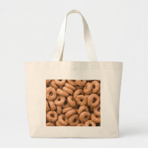 Centenares de anillos del cereal del chocolate bolsa de mano