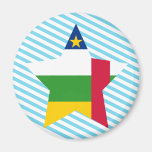 Central+Africano+Estrella de la república Imanes De Nevera
