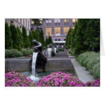 centro de Rockefeller Tarjetón