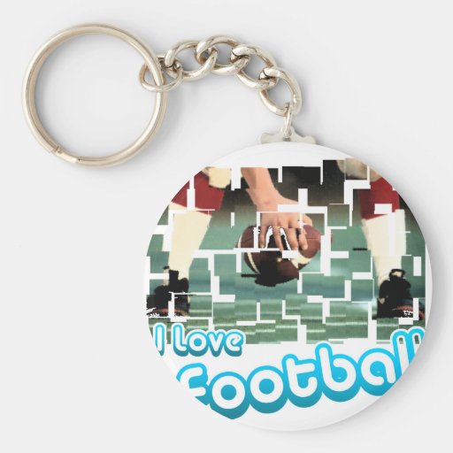 Centro del iGuide del fútbol Llaveros Personalizados