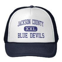 Centro Gainesboro de los diablos azules del condad gorras