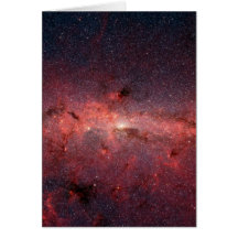 Centro galáctico de la vía láctea, estrellas, nube felicitacion 