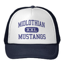 Centro Midlothian de los mustangos de Midlothian gorras