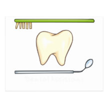 Cepillo dental apacible del espejo del diente postal