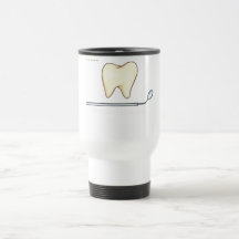 Cepillo dental apacible del espejo del diente tazas