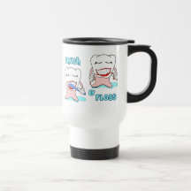 Cepillo y seda taza de café