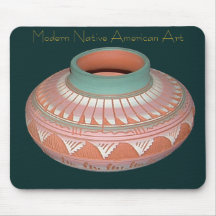 Cerámica moderna Mousepad del nativo americano