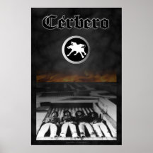 Cerbero en el poster de las puertas