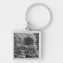 Cerca de Lynmouth, a partir de la "hora del ocio", Llavero Personalizado
