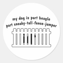 Cerca-Puente de la pieza del beagle de la parte Pegatinas