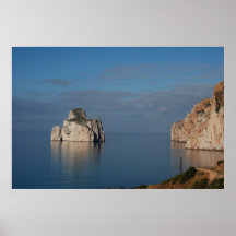 Cerdeña, poster de Verde de la costa