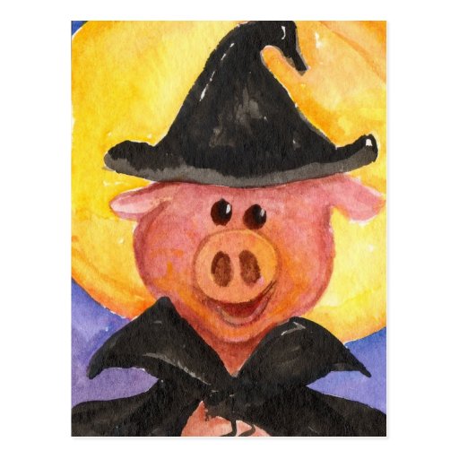 Cerdo de Witchy Postal