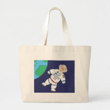 Cerdo del astronauta bolsas de mano