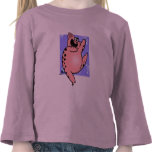 Cerdo del dibujo animado del cerdo el | del baile  camiseta