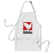 Cerdo del pollo del Adobo Delantal