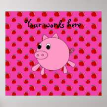 Cerdo lindo posters