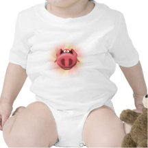 cerdo trajes de bebé