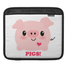 Cerdos del amor de Kawaii I Funda Para iPads