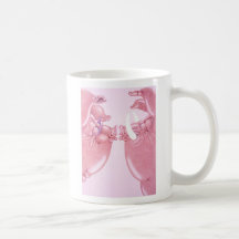Cerdos en amor taza de café