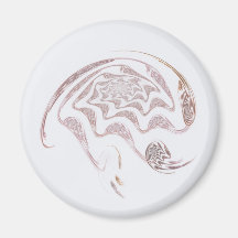 Cerebro artístico imán