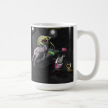 Cerebro del fugitivo tazas de café