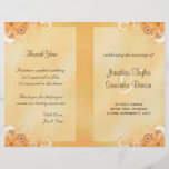 Ceremonia y banquete de boda de marfil del program tarjeton