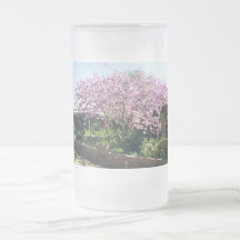 Cereza floreciente taza