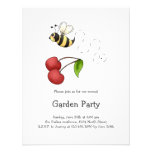 Cerezas del país · Abeja y cerezas Invitación Personalizada