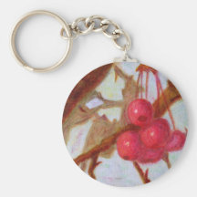 Cerezas, llavero