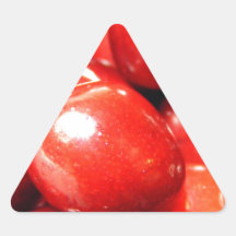 Cerezas Pegatina Triangulo