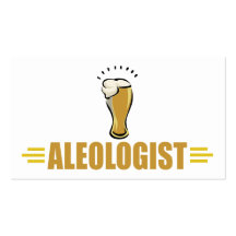 Cerveza chistosa, cerveza inglesa plantilla de tarjeta de negocio