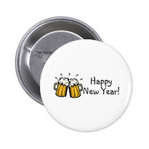 Cerveza de la Feliz Año Nuevo Pin