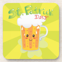 Cerveza fresca del día de St Patrick Posavasos De Bebidas
