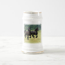 Cerveza frisia galopante Stein de los caballos Taza De Café