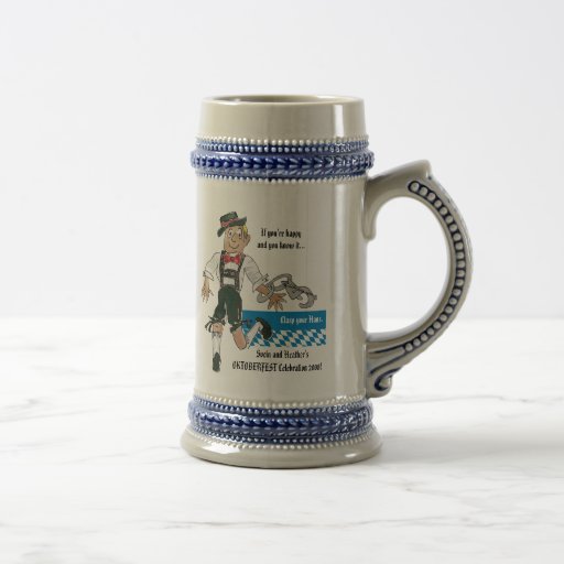 Cerveza Stein de Alemania de Baviera de Oktoberfes Taza De Café