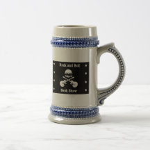 Cerveza Stein del friki del rock-and-roll Tazas