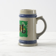 Cerveza Stein del fútbol del Brasil Taza De Café
