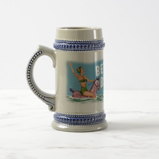 Cerveza un stein de la cerveza de las señoras de l taza de café