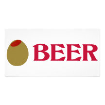 (Cerveza verde oliva del amor de I) Tarjeta Personal